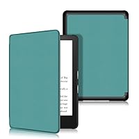 for All New Kindle Paperwhite 2021 11 Cover Kids Pu Leather Cute Pony Cover Kindle Paperwhite 5 Cover 6.8Inch Cover,Green