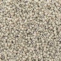 Miyuki Delica 11/0 - Duracoat Opaque Dyed Oyster Grey DB2363 - 50gms Bag of Japanese Glass Beads