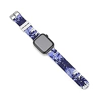 Napili Bay Scenic Silicone Strap Sports Watch Bands Soft Watch Replacement Strap for Women Men