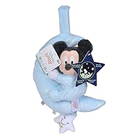 Simba 6315872506 Disney Mickey Mouse Music Box Moon, Glow in The Dark, Baby Toy, Mickey Mouse, from The First Months of Life
