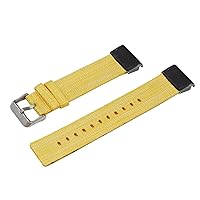 22 26mm Smart Watch Band Straps for Garmin Fenix 6 6X Pro 5X 5Plus 3HR Forerunner 935 945 Quick Release Straps Nylon Bracelet (Color : Yellow, Size : 26mm Descent Mk1)