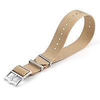 Onthelevel Adjustable Length Fabric Nylon Twill Watch Strap 20mm 22mm Military Watch Band for Men
