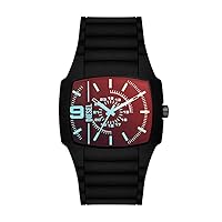 Diesel Cliffhanger Men's Quartz Watch with Silicone, Stainless Steel or Leather Strap