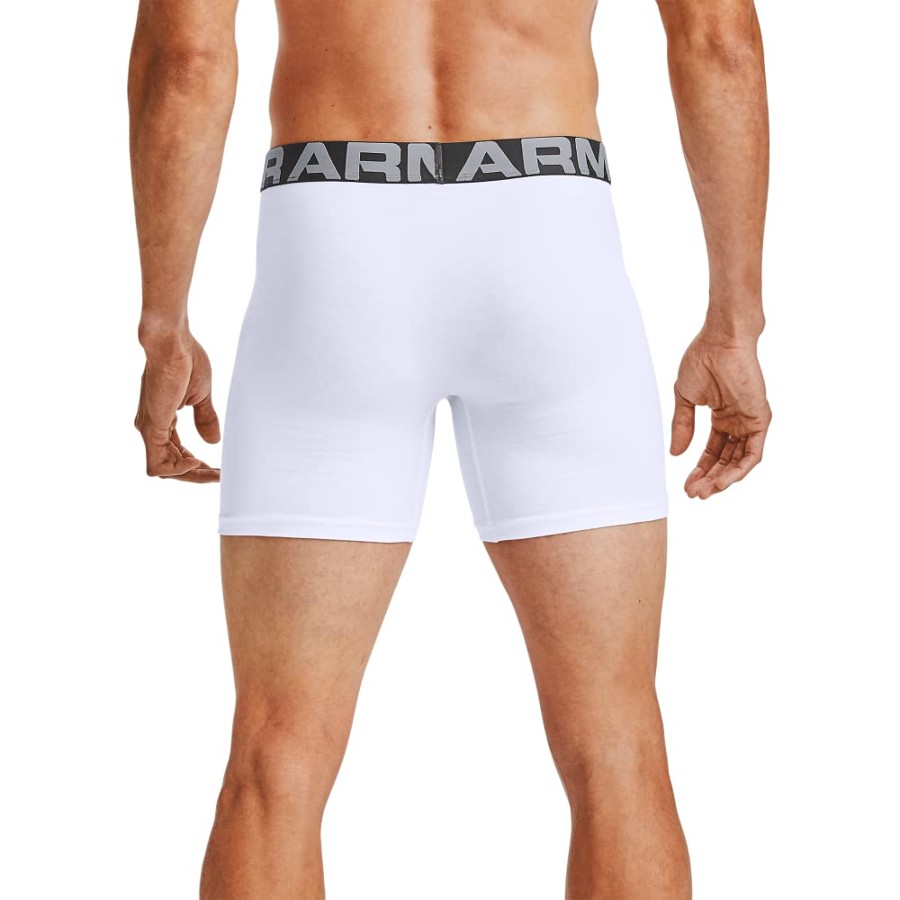 Under Armour Men's Charged Cotton 6-inch Boxerjock 3-Pack
