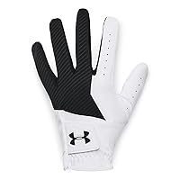 UA Medal Golf Glove - 1349705-001 - Black/White/Black - LML