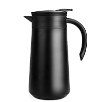 28oz Coffee Carafe Airpot Insulated Coffee Thermos Urn Stainless Steel Vacuum Thermal Pot Flask for Coffee, Hot Water, Tea, Hot Beverage - Keep 9 Hours Hot, 18 Hours Cold …