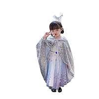 Children's Christmas Princess Sequined Cape,Crown Cape Sets.