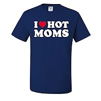 I Heart Hot Moms Exotic Funny Humor Mens T-Shirts