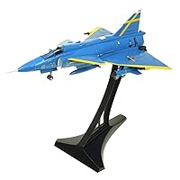 Scale Model Airplane 1/72 for Saab F16-32 Swedish Air Force Model Scale Die-cast Metal Aircraft Fighter Model Gift Alloy Metal Model