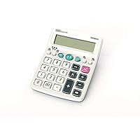 Standard Function Basic Desktop Calculator, Large Display, for Home and Office, Dual Power