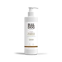 Bulldog Mens Skincare and Grooming 2-in-1 Shampoo and Conditioner, Canyon, 12 Fluid Ounces