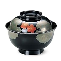 J-kitchens Miso Soup Bowl, 3.8 Square Feather Anti-Suction Bowl, Made in Japan