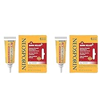 Dual Action Burn Relief & First-Aid Antibiotic Ointment for 24-Hour Infection Protection & Maximum Strength Burn Pain Relief, Made with Bacitracin Zinc, Neomycin, & Pramoxine HCl,.5 oz
