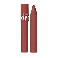 Lipstick Pen Velvet Crayon Lipstick Set Long Lasting Moisturizing Lipstick Crayons Lip Liner Non Stick Lipsticks For Women Heart Lipstick (E, One Size)