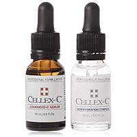 Cellex-C 2-Step Starter Kit, Advanced-C Serum, Skin Hydration Complex , 2x.5 oz/15 ml