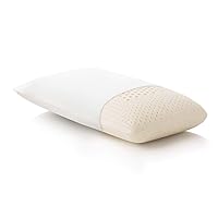 Z 100% Natural Talalay Latex Zoned Pillow, King - Low Loft Plush