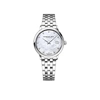 RAYMOND WEIL Toccata Women's Watch, Quartz, Mother-of-Pearl with Diamond Indexes, Stainless Steel Bracelet, 29 mm (Model: 5985-ST-97081)