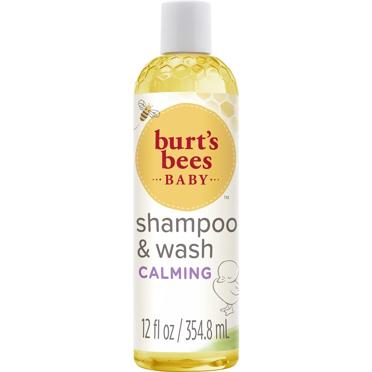 Burt's Bees Baby Lavender Shampoo & Wash Set, Tear Free Non Irritating Soap, Gentle Plant Based Formula, Pediatrician Tested, Calming - 12 oz (Pack of 3)