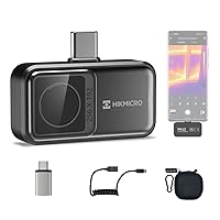 HIKMICRO Mini2 Thermal Camera Android, 256 x 192 IR Resolution, Thermal Imaging Camera Android, 25Hz Reframe Rate Infrared Camera Android, 50°Wide Angle, -4°F to 622°F, USB-C(not for iPhone 15)