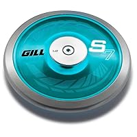 Gill Athletics S7 Spin Disc for Track - 1 KG Discus Training Equipment, 75% Rim Weight, 1k Track & Field Throwing Equipment, Mens Discus and Womens Discus 1 kg - 1 k Discus Track and Field