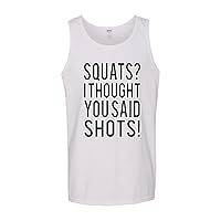 Squats Tank Tops Funny Workout Gym Unisex Tanktop