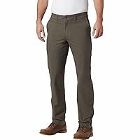 Columbia Mens Flex ROC Hiking Pants, Stone Green, 32W x 30L US