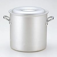 Meister Aluminum Saucepan (Anodized Finish), 18.9 x 18.9 inches (48 x 48 cm), 18.9 x 18.9 inches (85 L), 33.2 oz (9400 g), Kitchen Supplies, Restaurant, Stylish, Tableware, Commercial Use