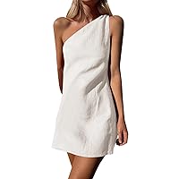 Women's Summer Casual Sleeveless Slit Deep V Neck Maxi Dress Basic Elastic Waist A Line Long Maxi Dresses