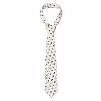 Alpaca. Print Novelty Men'S Neckties Fashionable Funny Skinny Ties For Weddings, Business,Parties