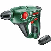 Bosch Cordless Rotary Hammer Uneo (1 battery, 12 Volt System, max. drilling diameter in concrete: 10 mm, in carrying case)