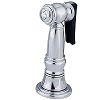 Kingston Brass Gourmetier KBSPR31 Kitchen Faucet Sprayer with Hose, Polished Chrome