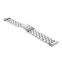 Ewatchparts 20MM WATCH BAND FOR BREITLING 5 LINK CHRONOMAT COLT PILOT SUPEROCEAN SHINY S/END