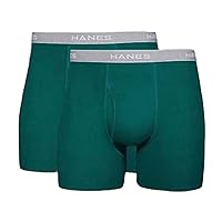 Hanes mens Assorted Boxer Briefs 2-Pack