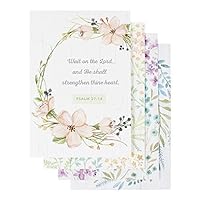 DaySpring - Sympathy - King James Version - 4 Design Assortment With Scripture - 12 Sympathy Boxed Cards and Envelopes (60938)