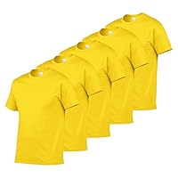 Summer Men 100% Cotton T-Shirt 5 Pack O-Neck Sport Tshirt Solid Color Casual Short Sleeve Oversize Tee Tops