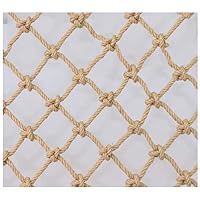 Hemp Rope Climbing The net, Rope Diameter 4mm Suspended Ceiling nets, Garden Decoration net Children's Staircase Balcony Anti-Fall net Fence Photo Wall Clothes net, Multi-Size(Colo