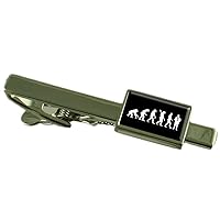 Evolution Ape to Man Engineer Tie Clip Engraved Personalised Box