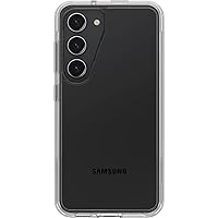 OtterBox Galaxy S23 Symmetry Series Case - CLEAR, ultra-sleek, wireless charging compatible, raised edges protect camera & screen