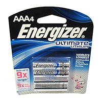 Ultimate Lithium AAA Batteries 4pk - One Size -
