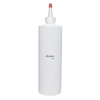 Diane Applicator Bottle for Hair Styling and Coloring – Large - 10”, 16oz Capacity – Clear – D855