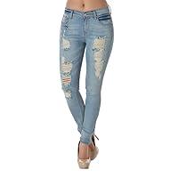 Faded Ripped Skinny Fit Jeans RJL350 - C6G