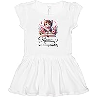 inktastic Mommys Reading Buddy Infant Dress