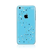 Milky Way - Clear Polycarbonate Case with (Blue Mix) SWAROVSKI ELEMENTS for iPhone 5c - ipc-mw-cl-blm