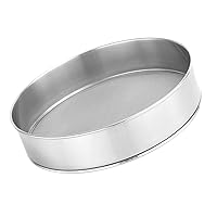 ABOOFAN Cake Baking Filter Flour Colander Sugar Sifter Flour Baking Sieve Kitchen Sifter Baking Sifter Butter Dish with Lid Glass Strainers Flour Sieve Baking Powder Sifting Metal Handheld