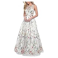 Floral Wedding Dress Embroidy Bridal Gowns
