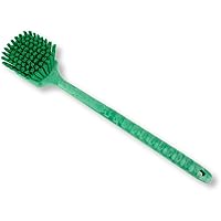 SPARTA 40501EC09 Plastic Large Scrub Brush, Kitchen Brush, Utility Brush With Long Handle For Cleaning, 20 Inches, Green