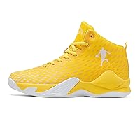 CCCOAX Men's Basketball Shoes, High-cut Sneakers, Lightweight, Anti-Slip, Breathable, Sports Shoes, Easy to Wear, Fatigue, Everyday Wear, School Shoes, Work Shoes