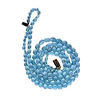 Handmade Neon Blue Beads Jewelry Single Line Apatite Attarative Necklace Beautiful Gift For Women's