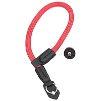 Pilipane Hand Strap with 1/4 Screw for OM 4,Nylon Safety Belt Lanyard with 1/4in Screw and Hand‑held Stabilizer Desktop Fixed Base with 1/4 inch Mount Screws (red)