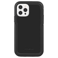 Pelican Marine Active Series iPhone 12 Case / iPhone 12 Pro Case 6.1' [Wireless Charging Compatible] [IP54 Rated] Water Resistant Phone Case with Lanyard Strap [18ft MIL-Grade Drop Protection] - Black